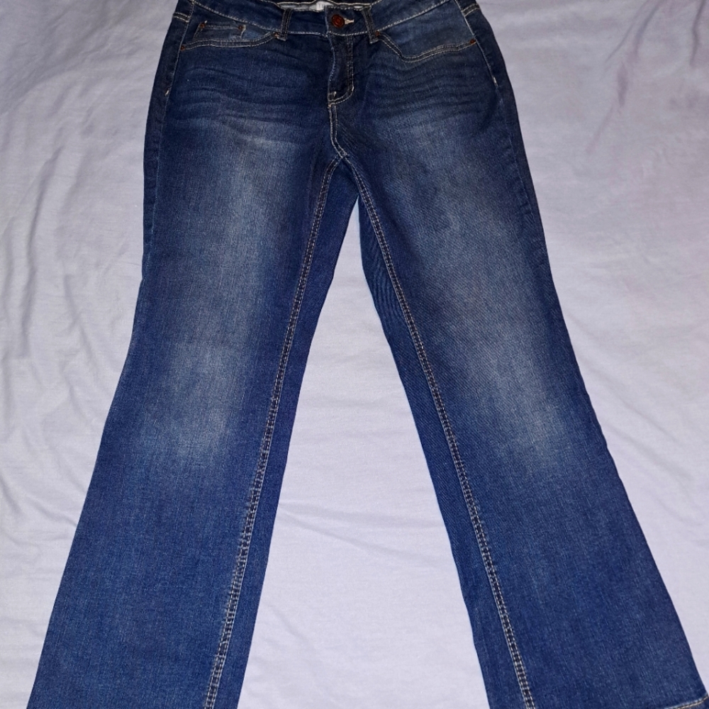 Time and Tru Women's Bootcut Mid Rise Jeans Size 14P